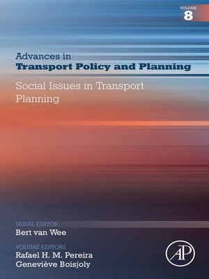 cover image of Social Issues in Transport Planning
